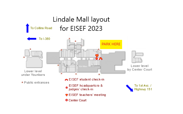 Lindale Mall layout